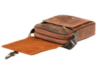 Visconti Leather Bag LINK Tan - Messenger Bag (Medium size)