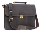 Visconti Leather Bag APOLLO Brown - Messenger Bag BRN (Large size)