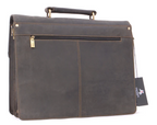 Visconti Leather Bag APOLLO Brown - Messenger Bag BRN (Large size)