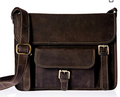 Visconti Leather Bag Brown - Shoulder Bag (Medium size)