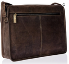 Visconti Leather Bag Brown - Shoulder Bag (Medium size)