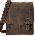 Visconti Leather Bag Brown - Shoulder Bag (Large size)