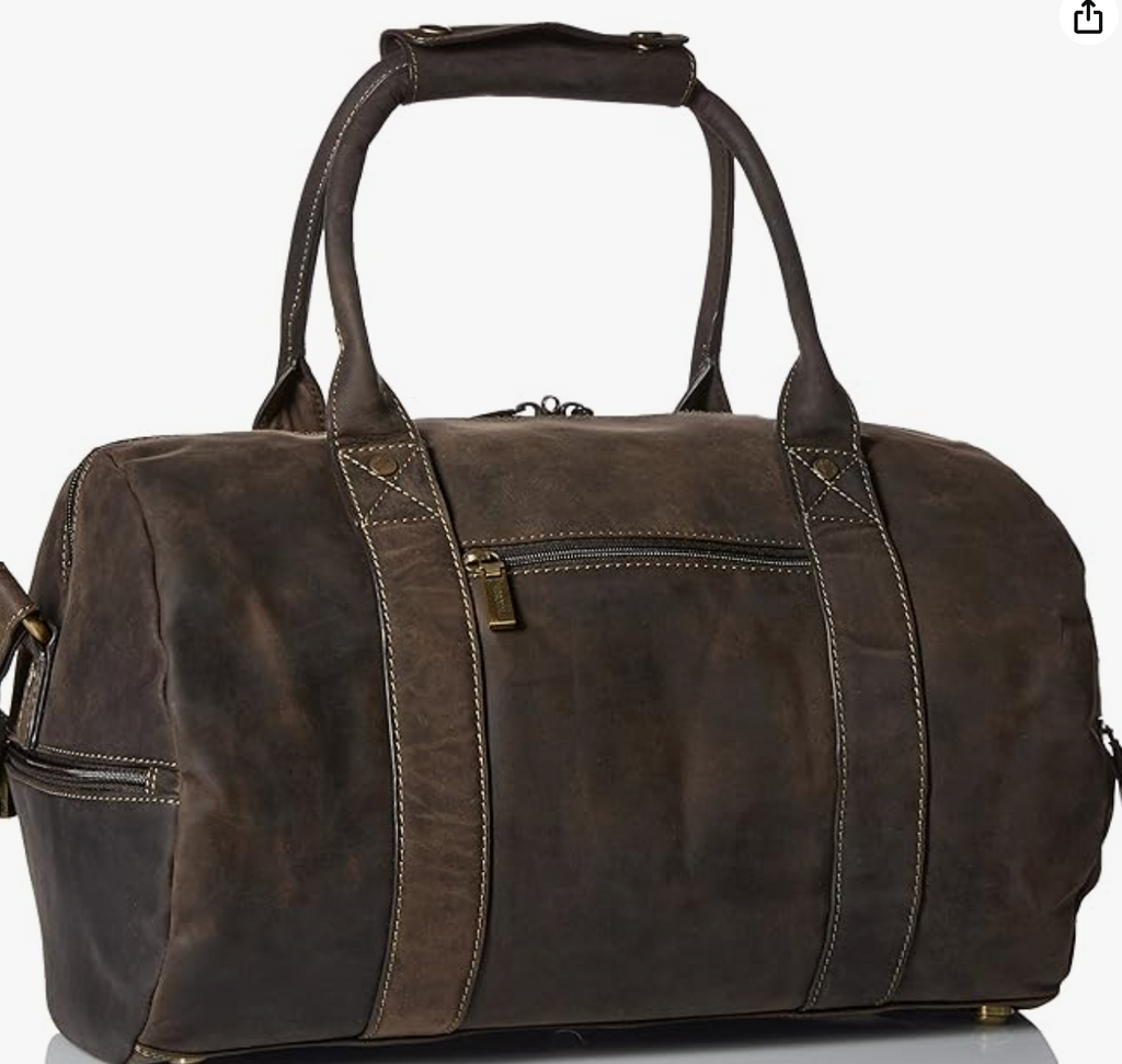 Visconti Leather Bag TRAVEL BAG Brown - (Large size)