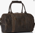 Visconti Leather Bag TRAVEL BAG Brown - (Large size)