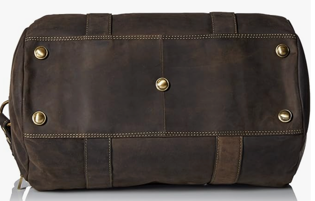 Visconti Leather Bag TRAVEL BAG Brown - (Large size)