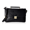Visconti Leather Bag RUSSEL Black - Leather Bag (Large size)