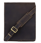 Visconti Leather Bag JASPER Brown - Shoulder Bag (Medium size)
