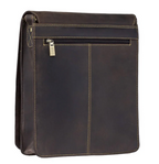 Visconti Leather Bag JASPER Brown - Shoulder Bag (Medium size)