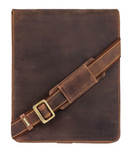 Visconti Leather Bag JASPER Mocha - Shoulder Bag (Medium Size)