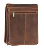 Visconti Leather Bag JASPER Mocha - Shoulder Bag (Medium Size)
