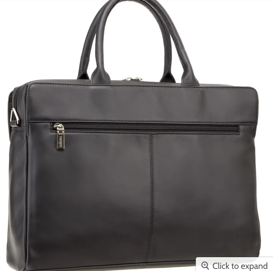 Visconti Leather Bag OLLIE Choco - Shoulder Bag / Laptop Bag (Large size)