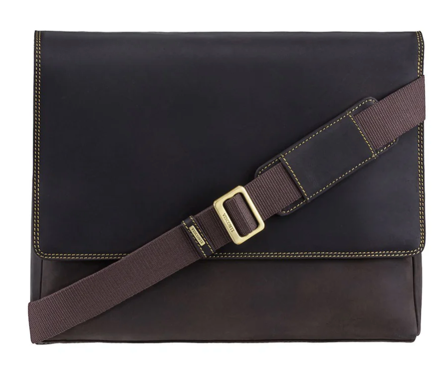 Visconti Leather Bag TEXAS Brown - Shoulder Bag (Large size)