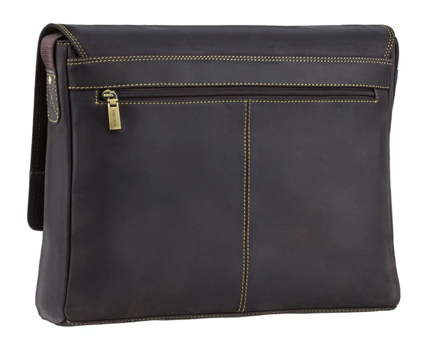 Visconti Leather Bag TEXAS Brown - Shoulder Bag (Large size)