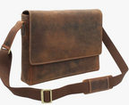 Visconti Leather Bag TEXAS Tan - Shoulder Bag (Large size)