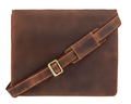 Visconti Leather Bag HARVARD Tan - Shoulder Bag (Large size)