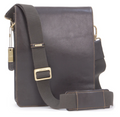 Visconti Leather Bag LEO Mocha - Shoulder Bag (Medium size)