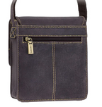 Visconti Leather Bag ROCCA Brown - Shoulder Bag (Small size)