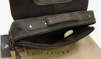 Visconti Leather Bag AUSTIN Brown - Shoulder Bag (Large size)