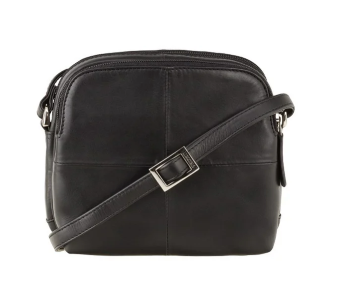 Visconti Leather Bag HOLLY Black - Shoulder Bag (Small size)
