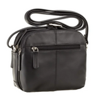 Visconti Leather Bag HOLLY Black - Shoulder Bag (Small size)