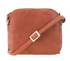 Visconti Leather Bag HOLLY Brown - Shoulder Bag (Small size)