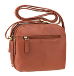 Visconti Leather Bag HOLLY Brown - Shoulder Bag (Small size)