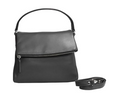 Visconti Leather Bag LUCY Black - Shoulder Bag (Medium size)