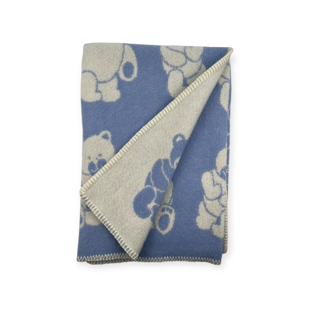 Child Plaid - BEAR - 2 sided - 90% Wool / 10% Cotton