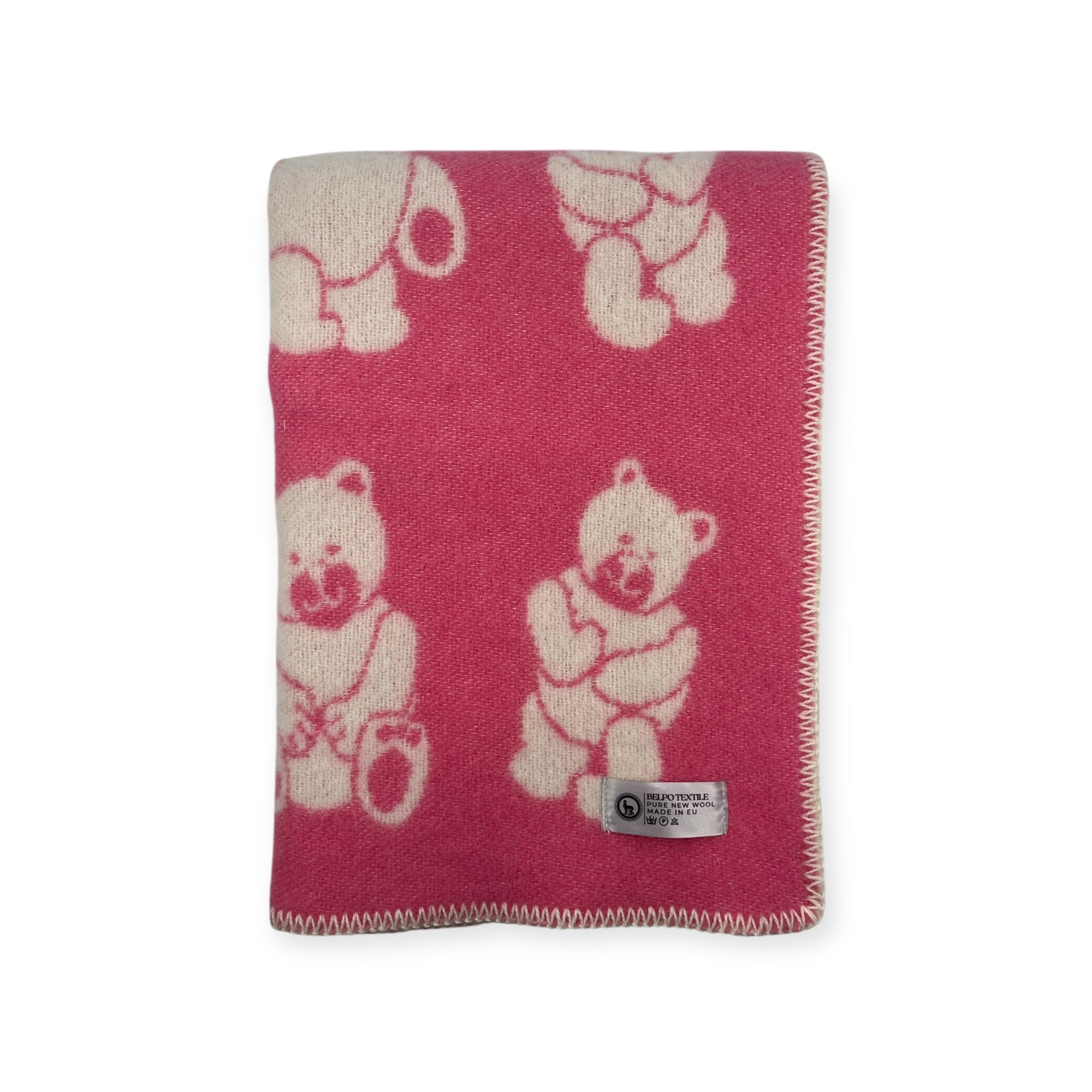 Child Plaid - BEAR - 2 sided - 90% Wool / 10% Cotton