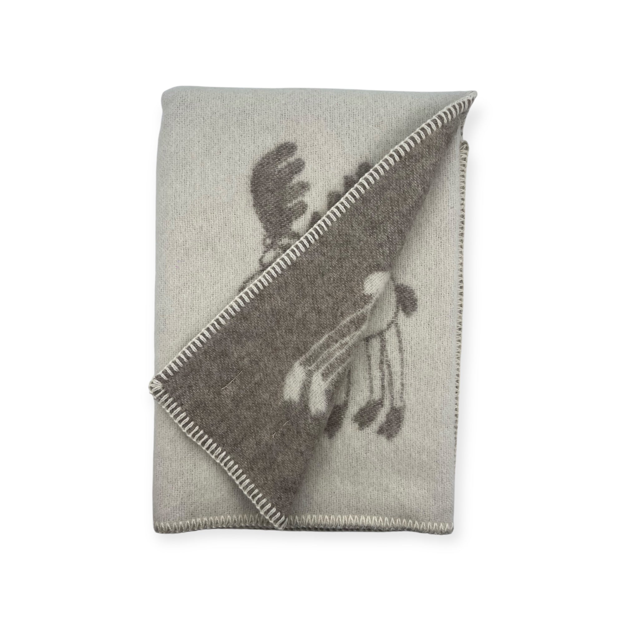 Child Plaid - MOOSE - 2 sided - 90% Wool / 10% Cotton