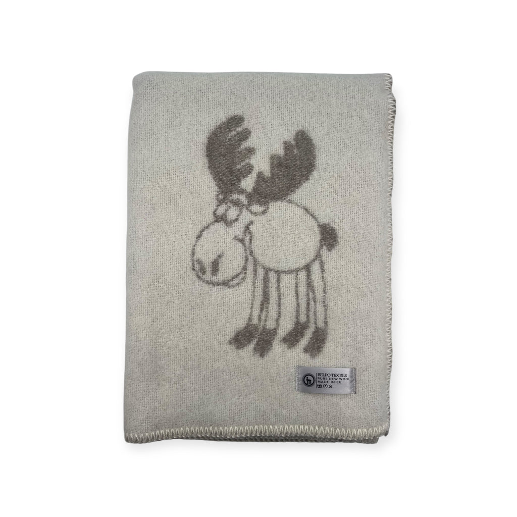 Child Plaid - MOOSE - 2 sided - 90% Wool / 10% Cotton