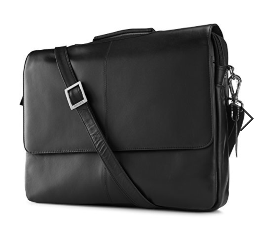 Visconti Leather Bag ALFIE Black - Shoulder Bag (Large size)