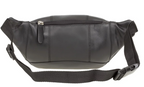 Visconti Leather Bag BUMBAG Black - Hipbag (Small size)