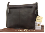 Visconti Leather Bag TESS CHOCO - Shoulder Bag
