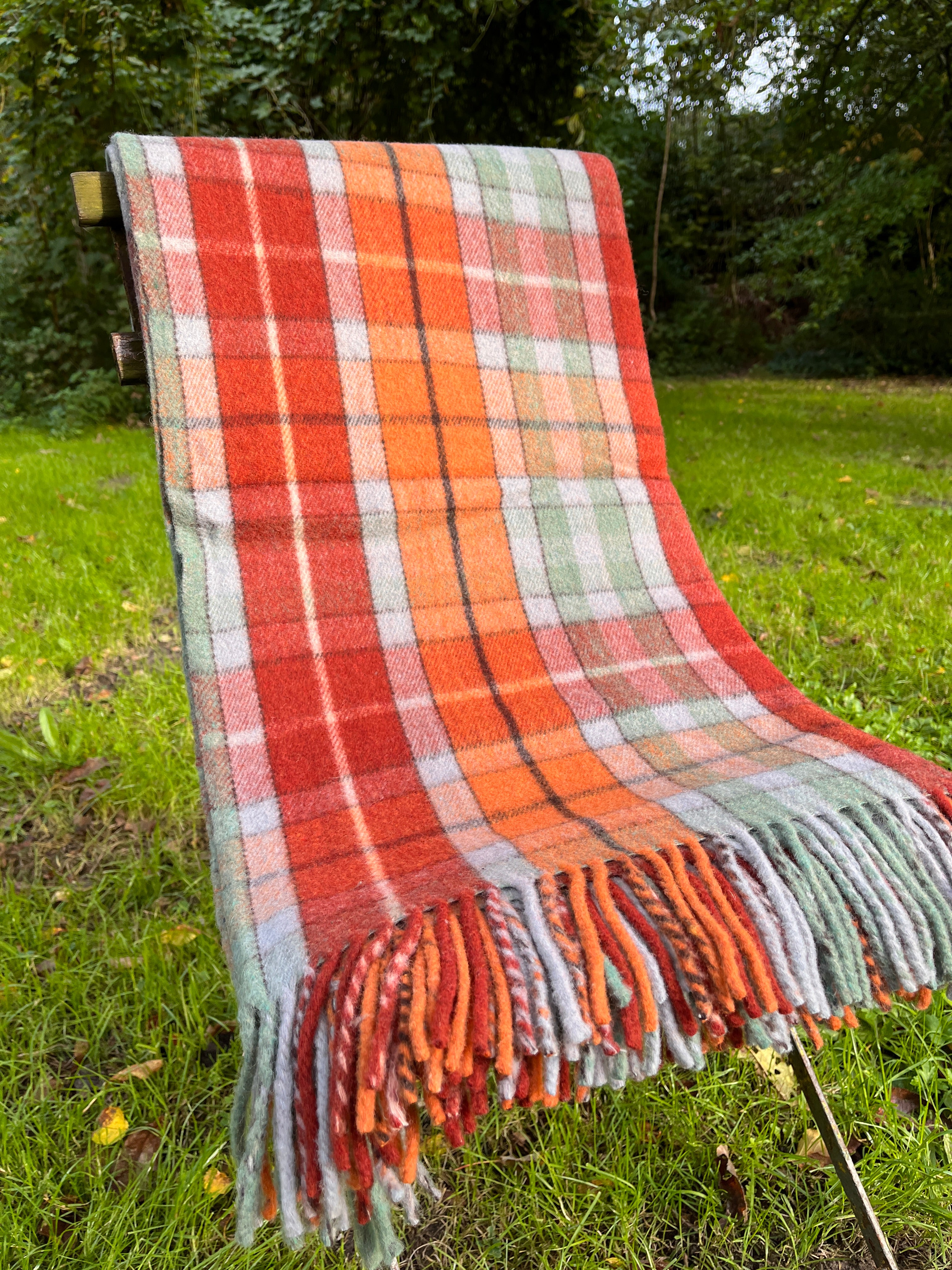 Wool Tartan Plaid - Antique Buchanan New