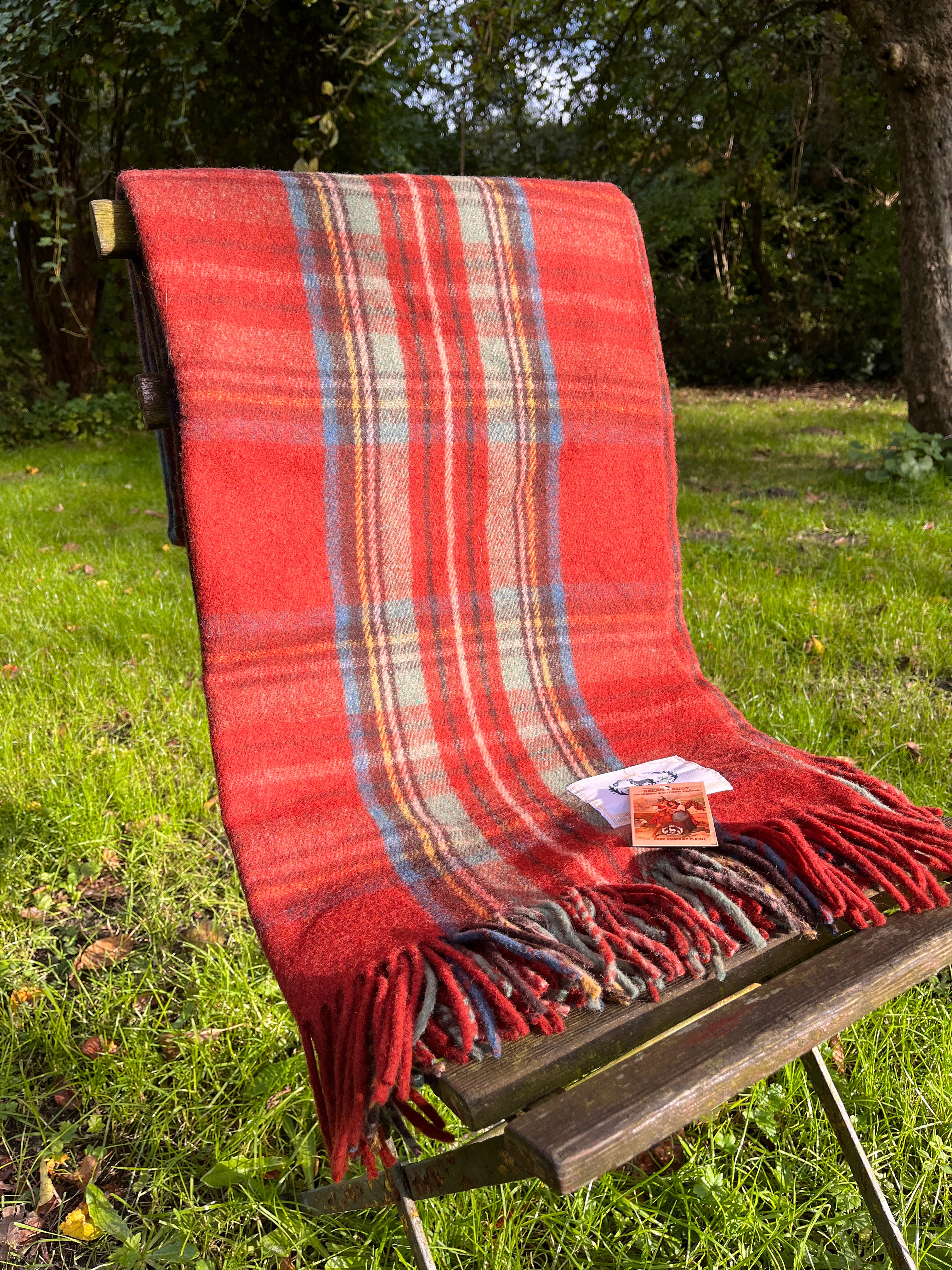 Wool Tartan Plaid -Antique Royal Stewart