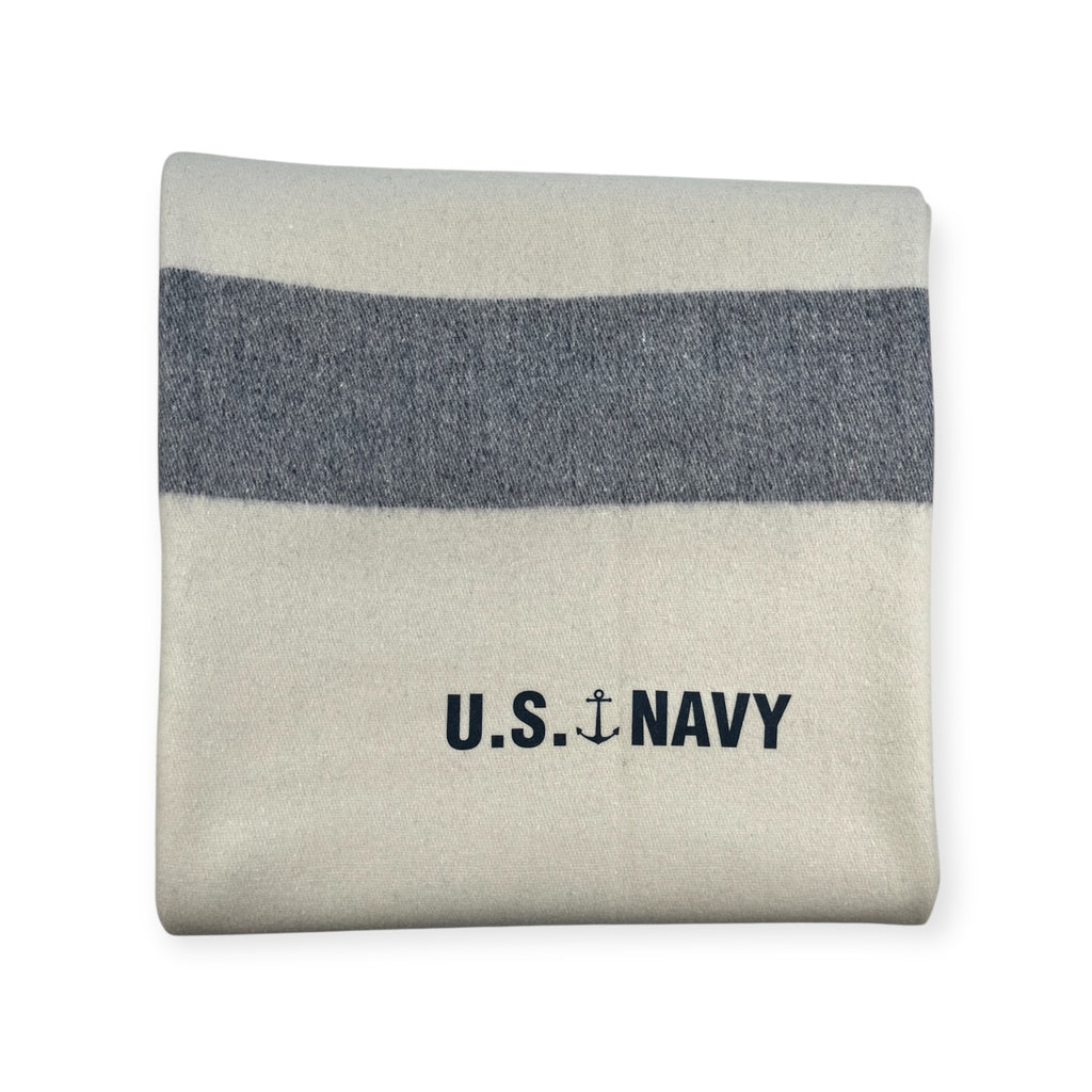 Wool US NAVY Blanket + Leather Strap!