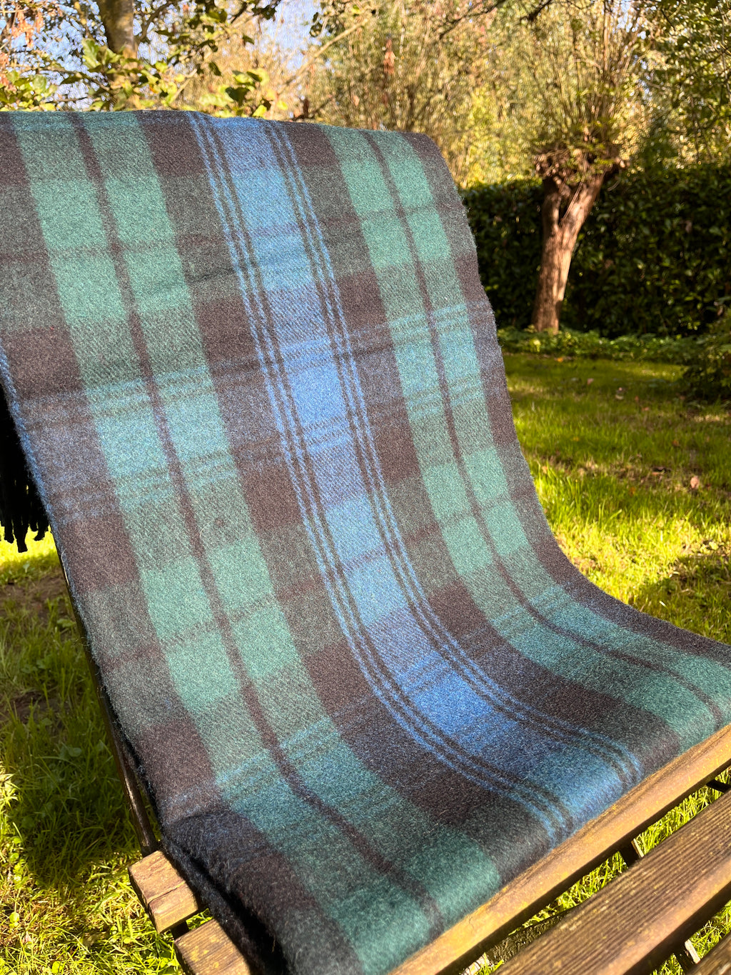Wool Tartan Plaid - Black Watch