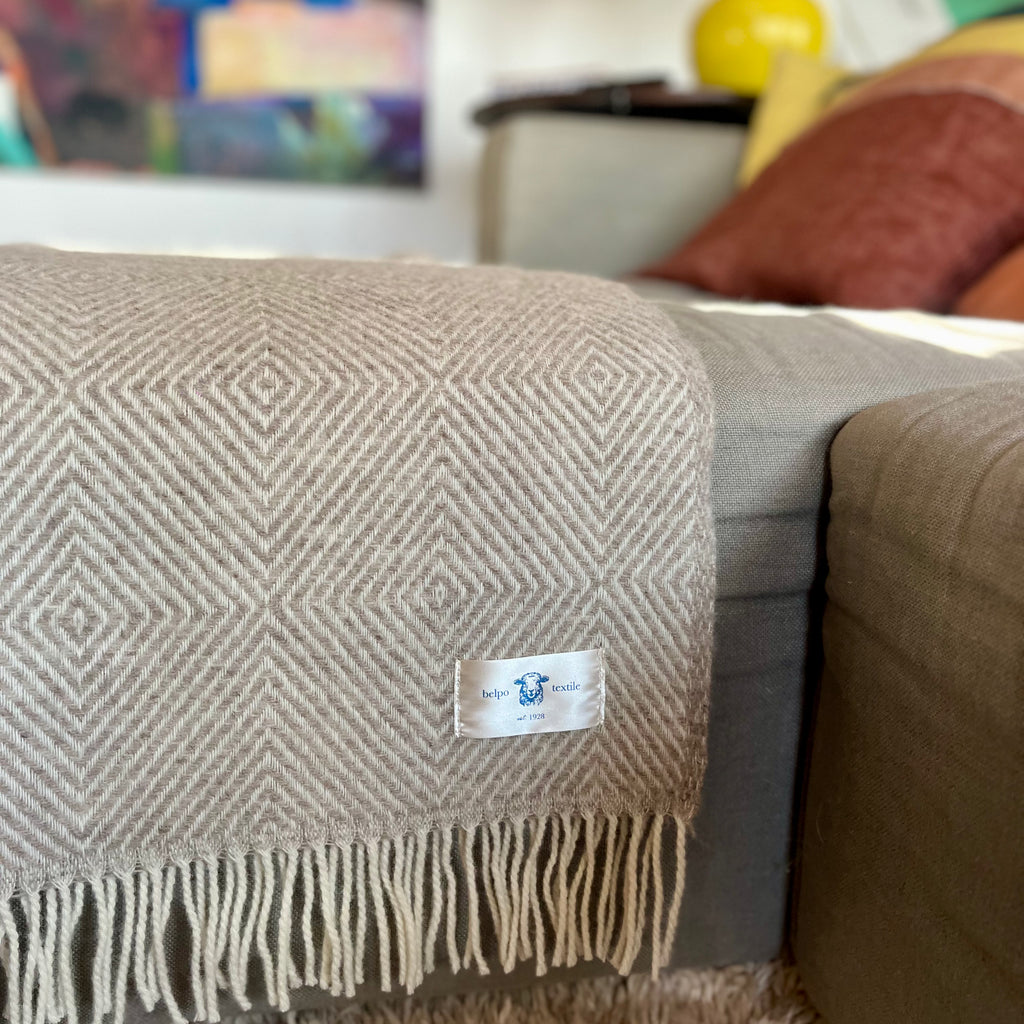 Wool Plaid XL - Checkered Bettie - 100% Virgin Wool