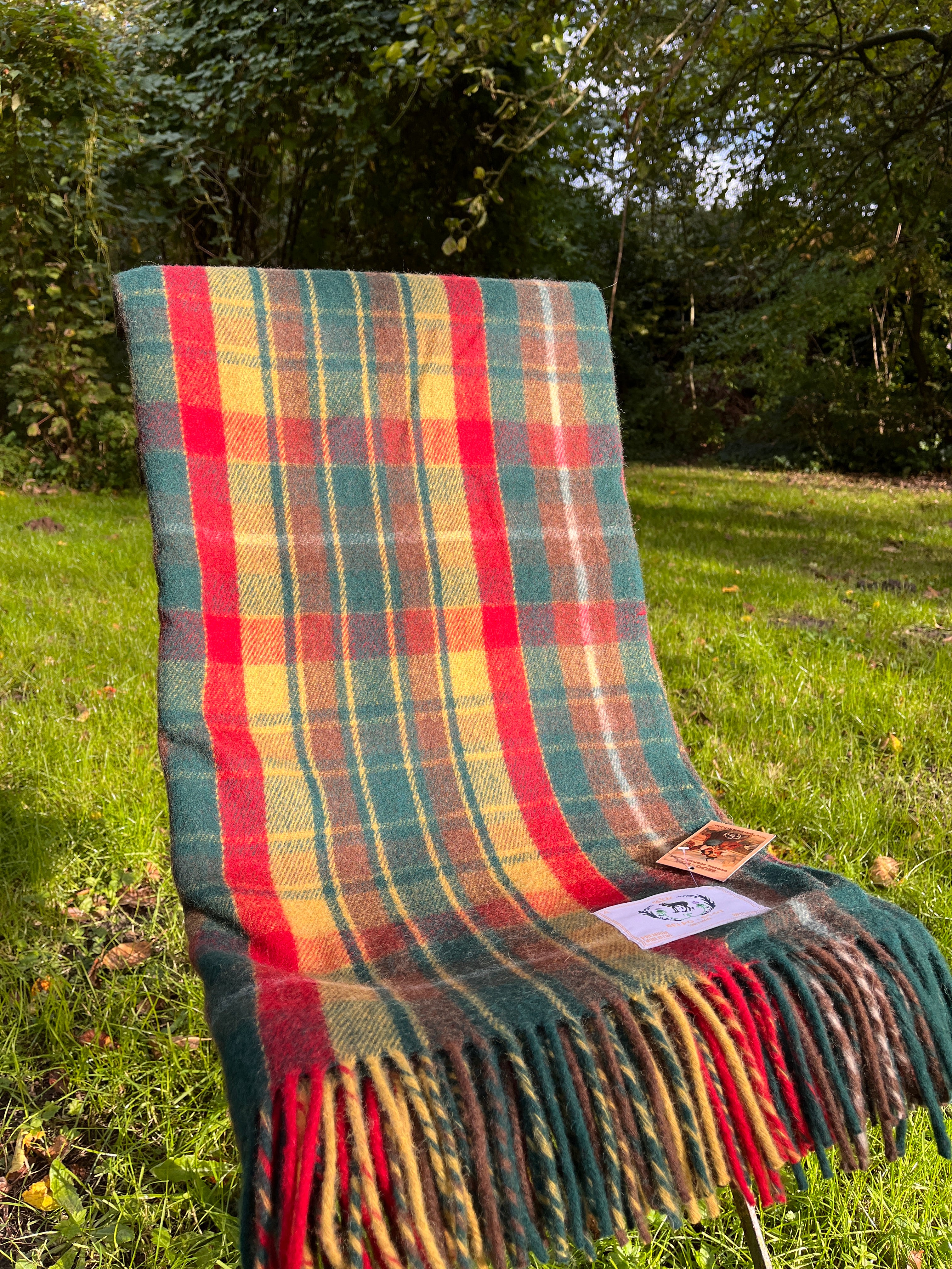 Wool Tartan Plaid - Canadian Rockies