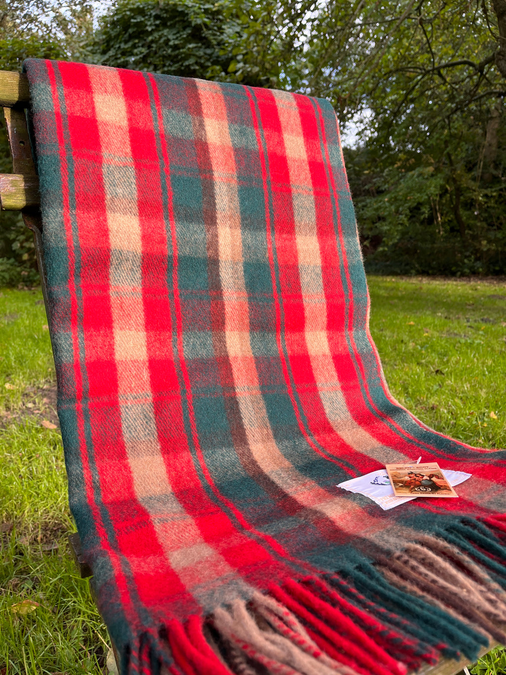 Wool Tartan Plaid - Dark Maple