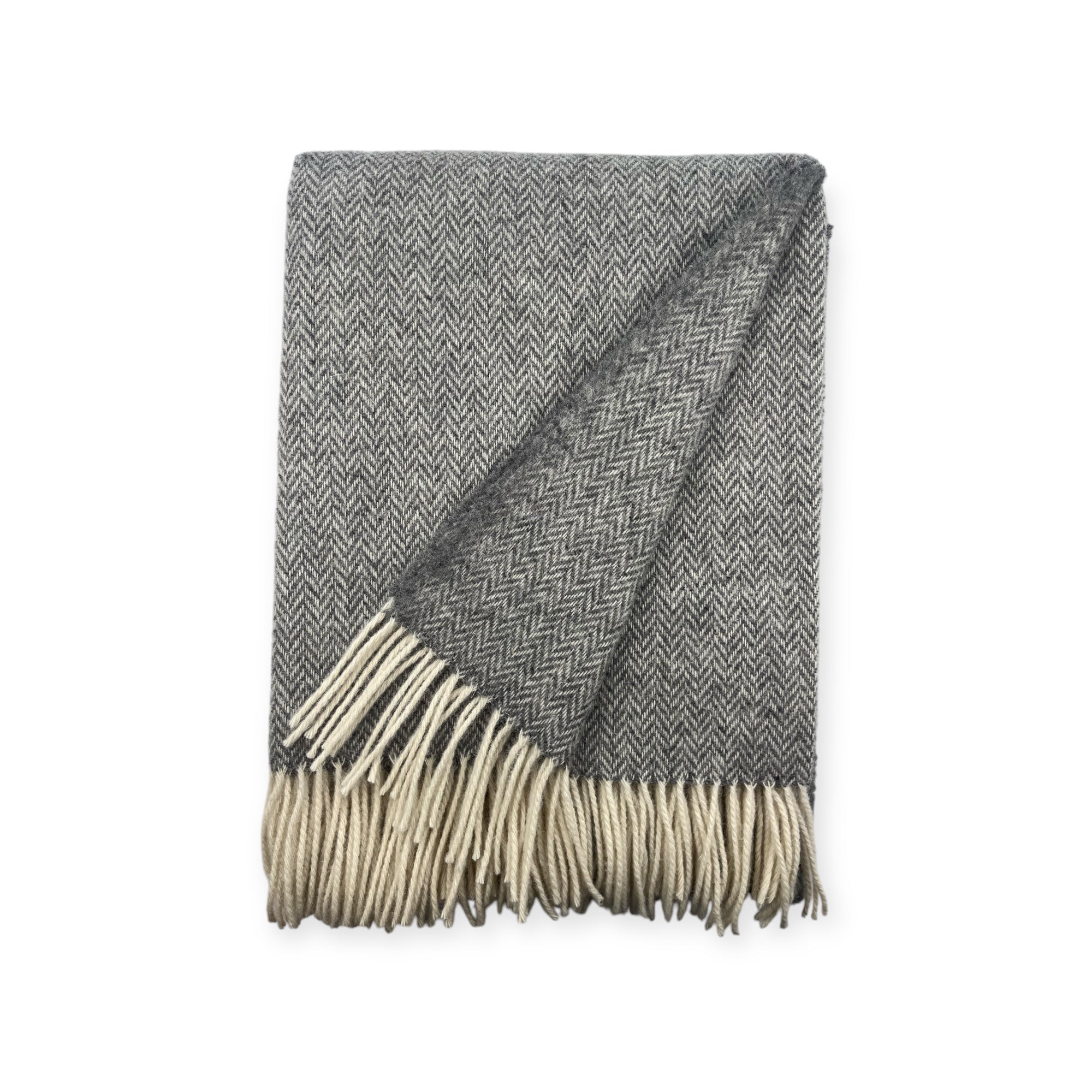 Wool Herringbone Plaids - 100% Virgin wool