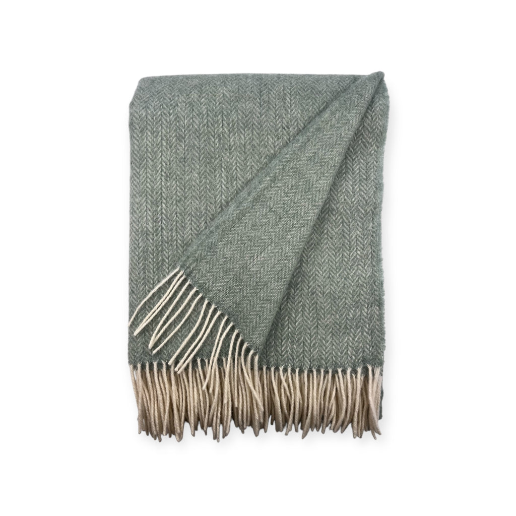 Wool Herringbone Plaids - 100% Virgin wool