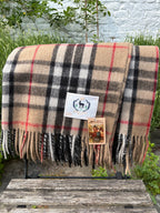 Wool Tartan Plaid - Thomson Camel