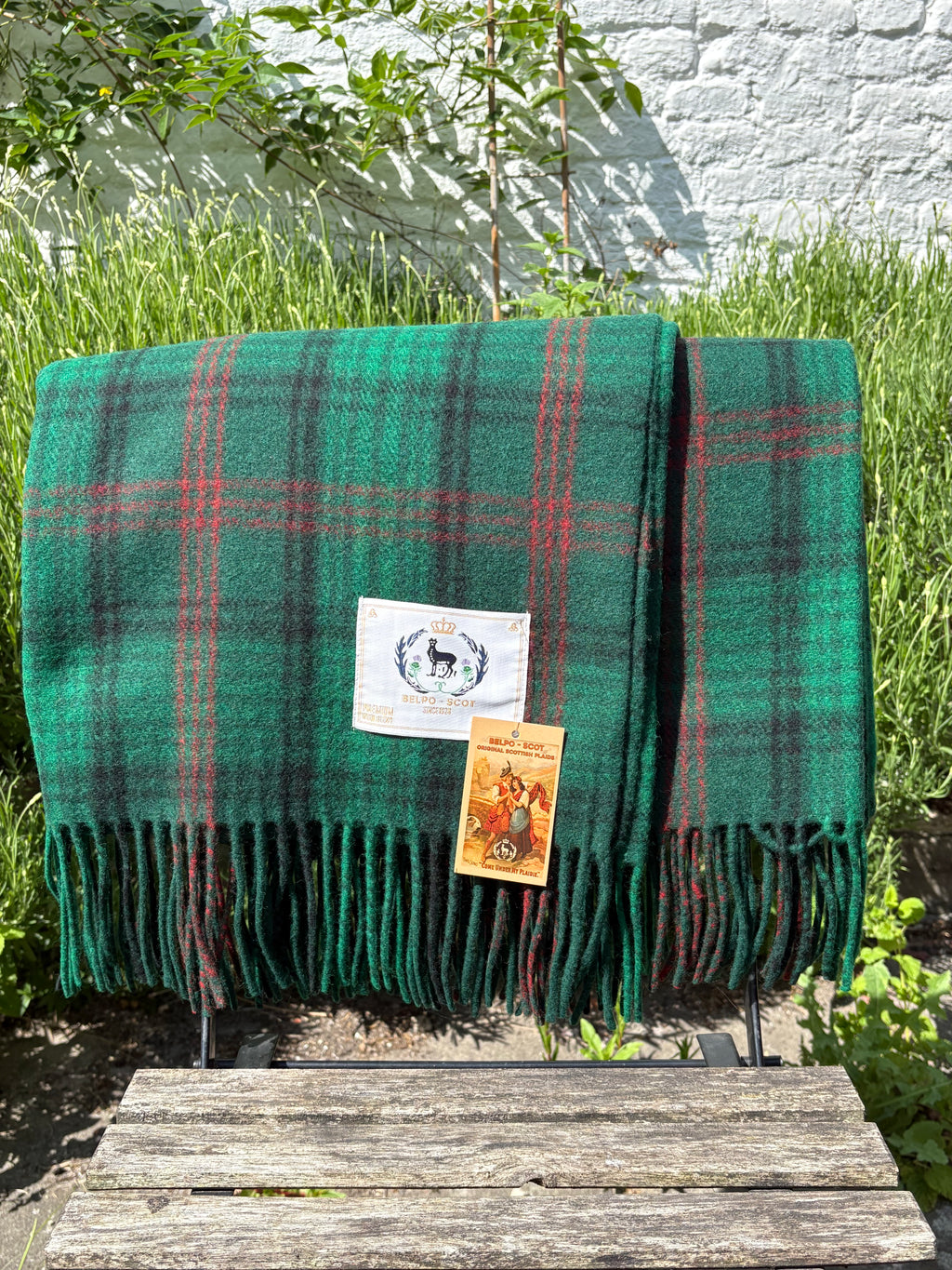 Wool Tartan Plaid - Ross Hunting