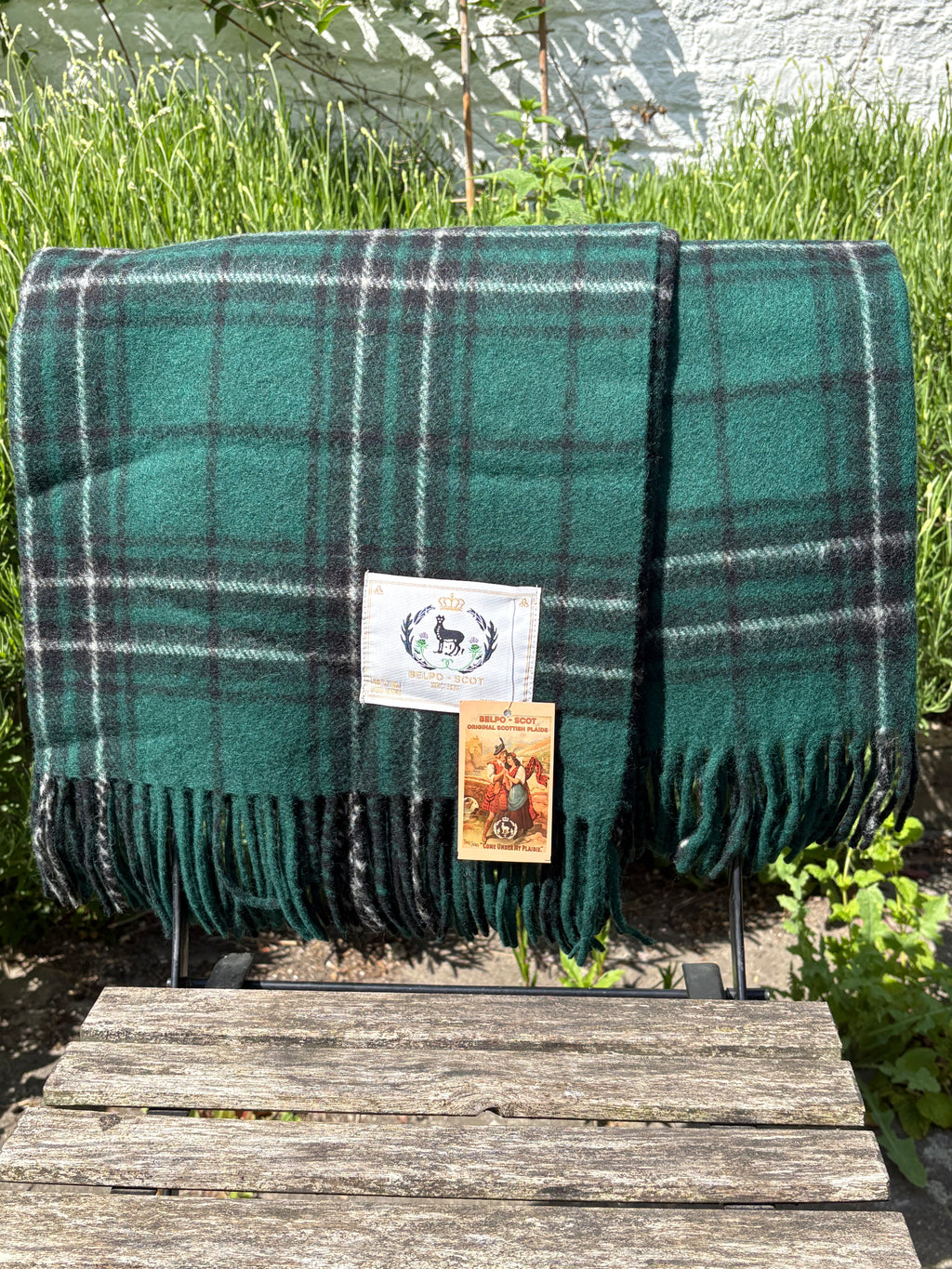 Wool Tartan Plaid - Maclean Hunting