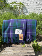 Wool Tartan Plaid - Douglas Blue