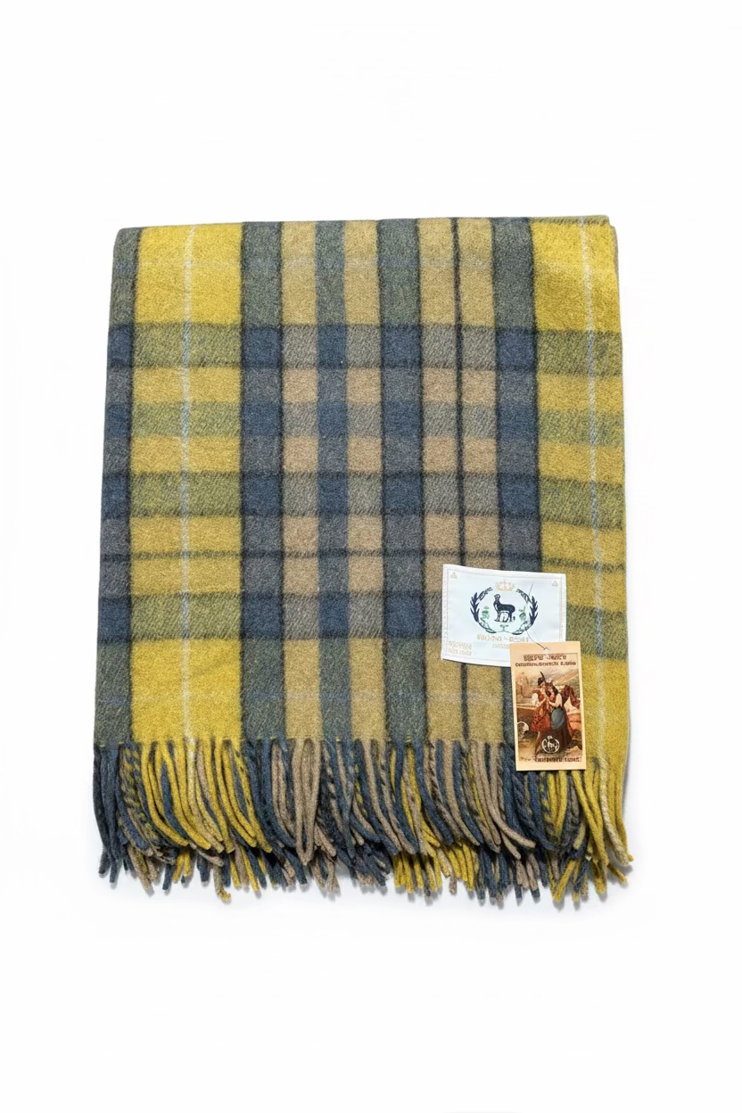 Wool Tartan Plaid - Buchanan Natural
