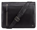 Visconti Leather Bag CARTER Black - Shoulder Bag