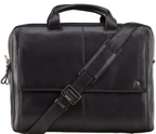 Visconti Leather Bag Anderson Black - Shoulder Bag